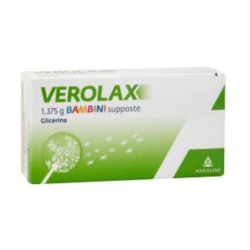 Verolax Bambini 18 Supposte - Lassativo Delicato per Bambini