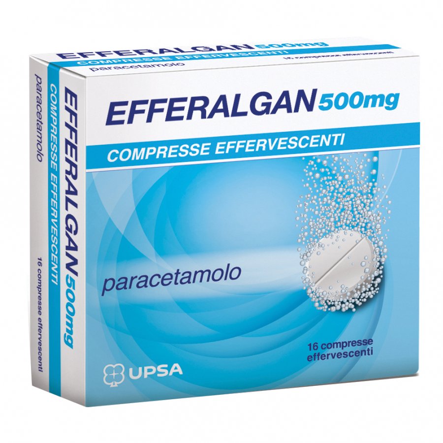 Efferalgan - 16 Compresse Effervescenti 500mg - Analgesico e Antipiretico