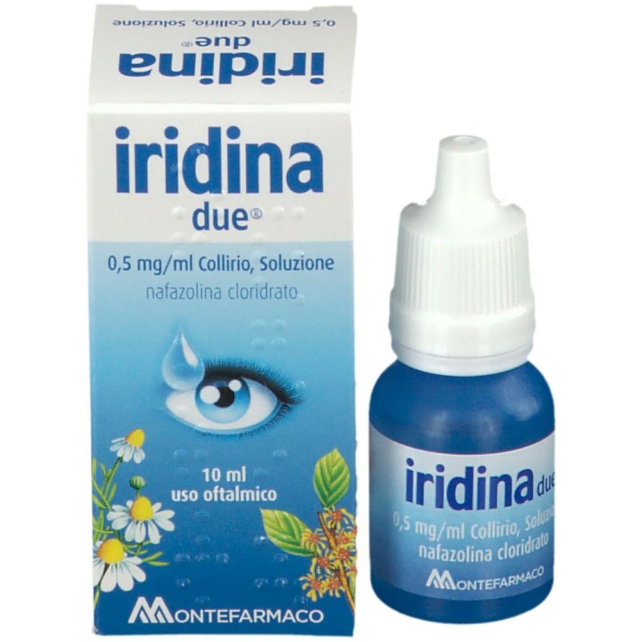 Iridina Due Collirio 0,05% Nafazolina Cloridrato, 10 ml
