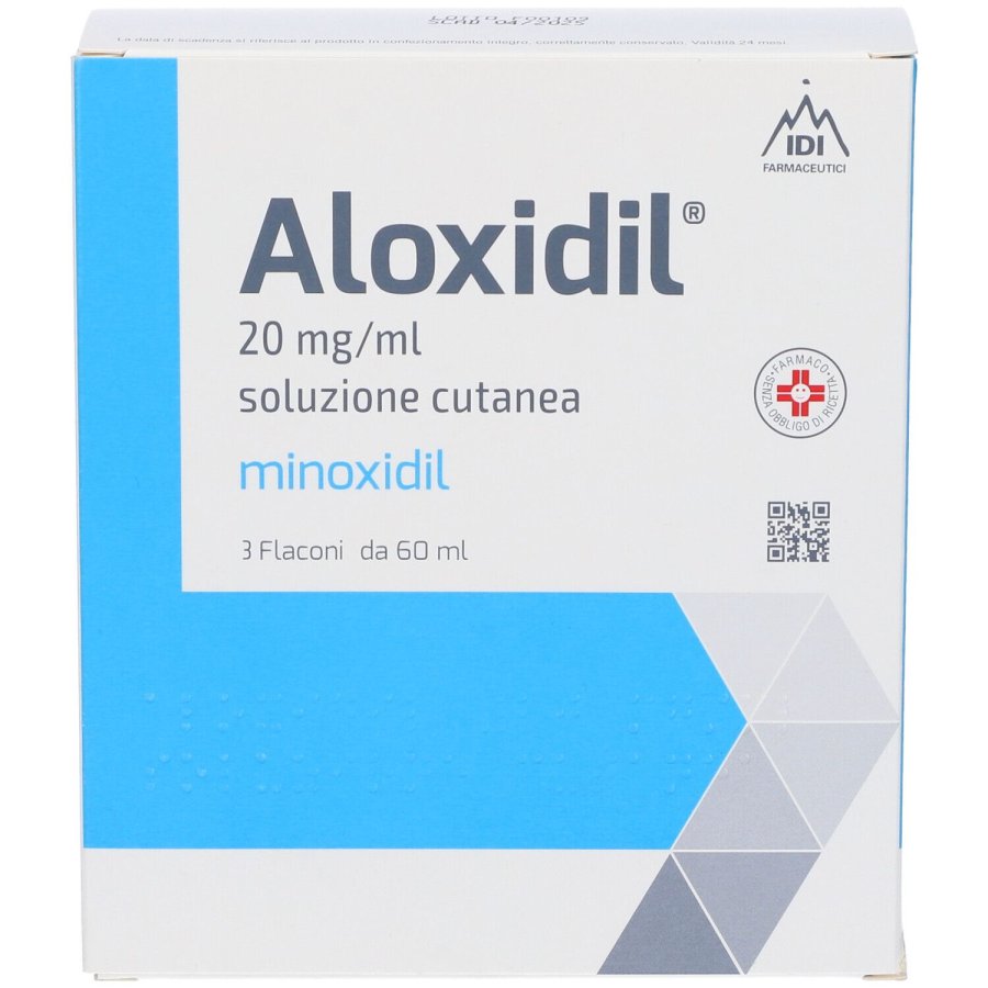 Aloxidil 20 mg Soluzione Cutanea, 3 Flaconi 