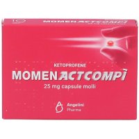 Angelini, MomenActCompì 25mg, 10 Capsule Molli
