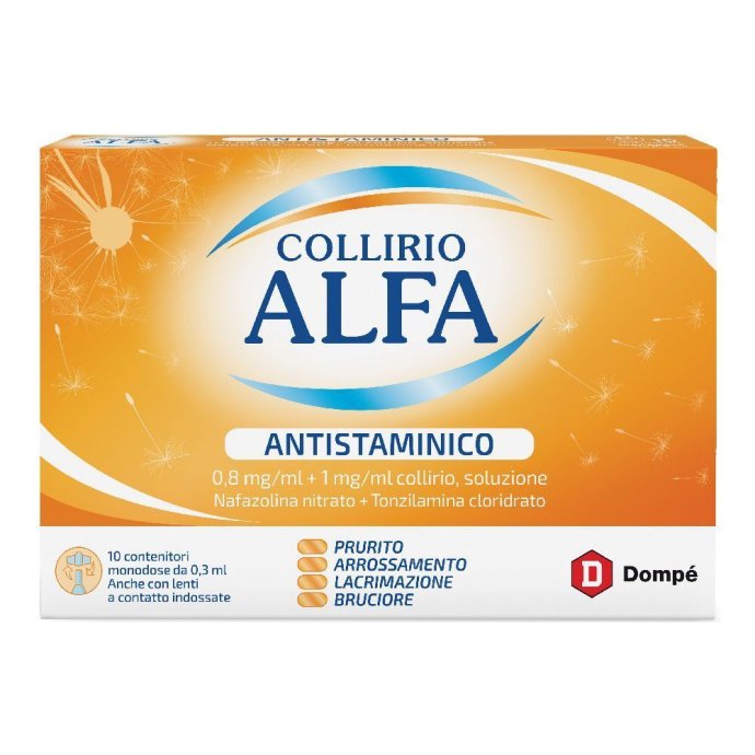 Collirio Alfa, Antistaminico, 10 Monodose