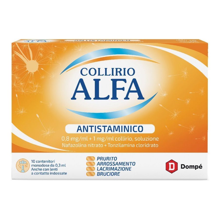 Collirio Alfa, Antistaminico, 10 Monodose