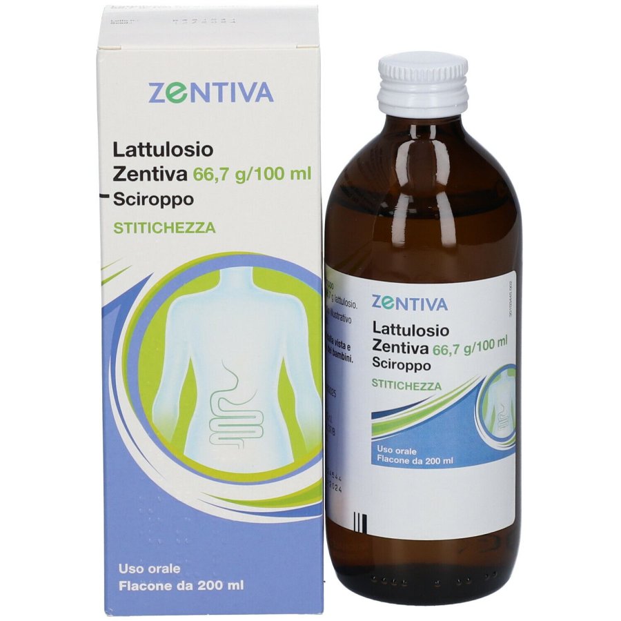Zentiva Lattulosio Sciroppo 200 ml - Lassativo efficace per stitichezza occasionale
