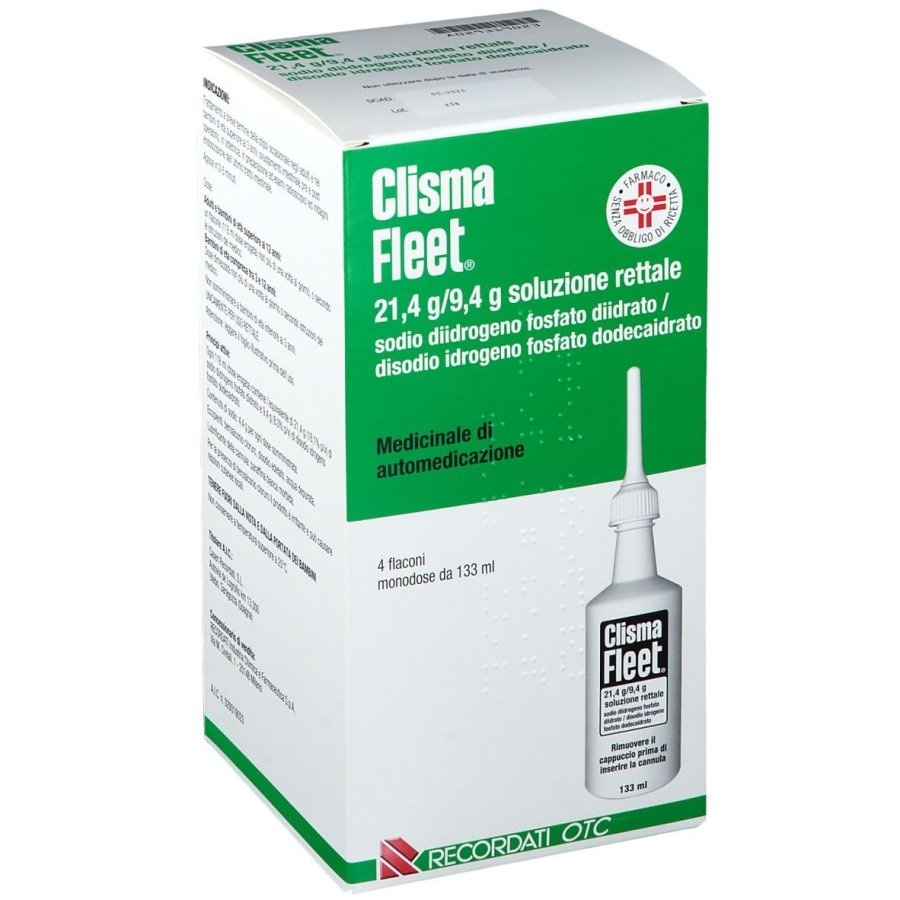 Clisma Fleet Pronto Uso 5g/133 ml, 4 Flaconi 