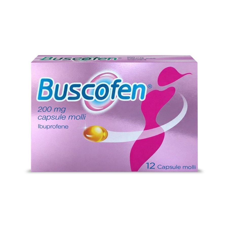 Buscofen 12 capsule, ibuprofene contro dolori da ciclo Buscofen 12 capsule, ibuprofene contro dolori da ciclo