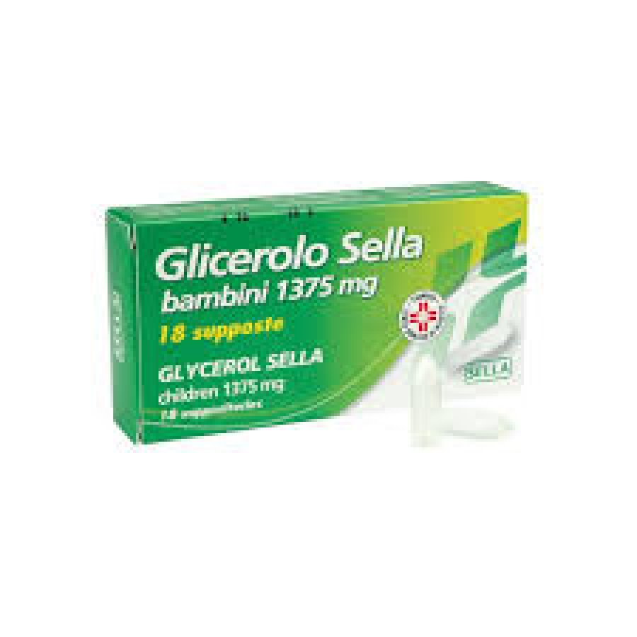 Glicerolo Sella Bambini 18 Supposte Da 1.375mg - Lassativi, Sollievo Rapido per la Stitichezza