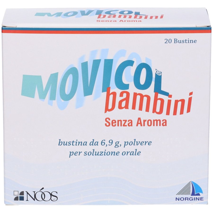 Movicol Bambini Polvere Senza Aroma, 20 Bustine 