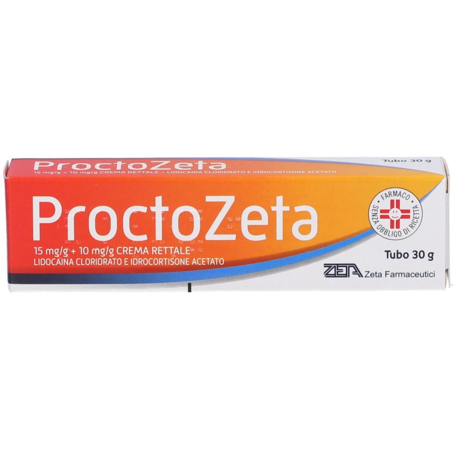 ProctoZeta, Lidocaina Idrocortortisone Crema Rettale, 30 g