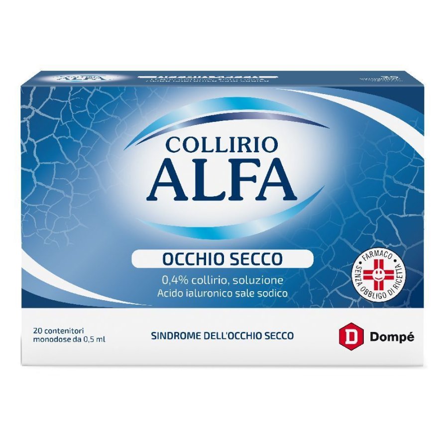 Collirio Alfa 0,4% Occhio Secco, 20 contenitori