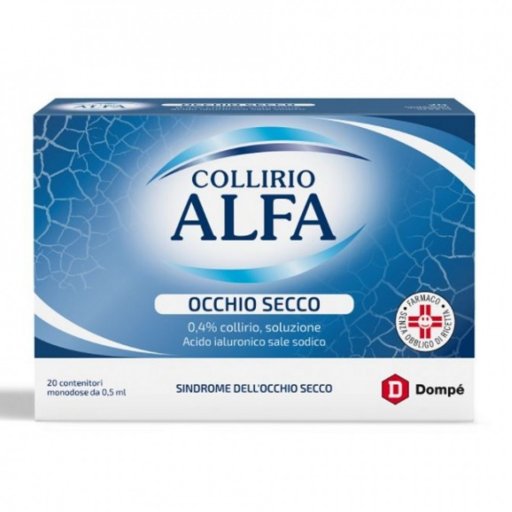 Alfa Collirio - Occhio Secco 20 Contenitori Monodose 0,5 ml