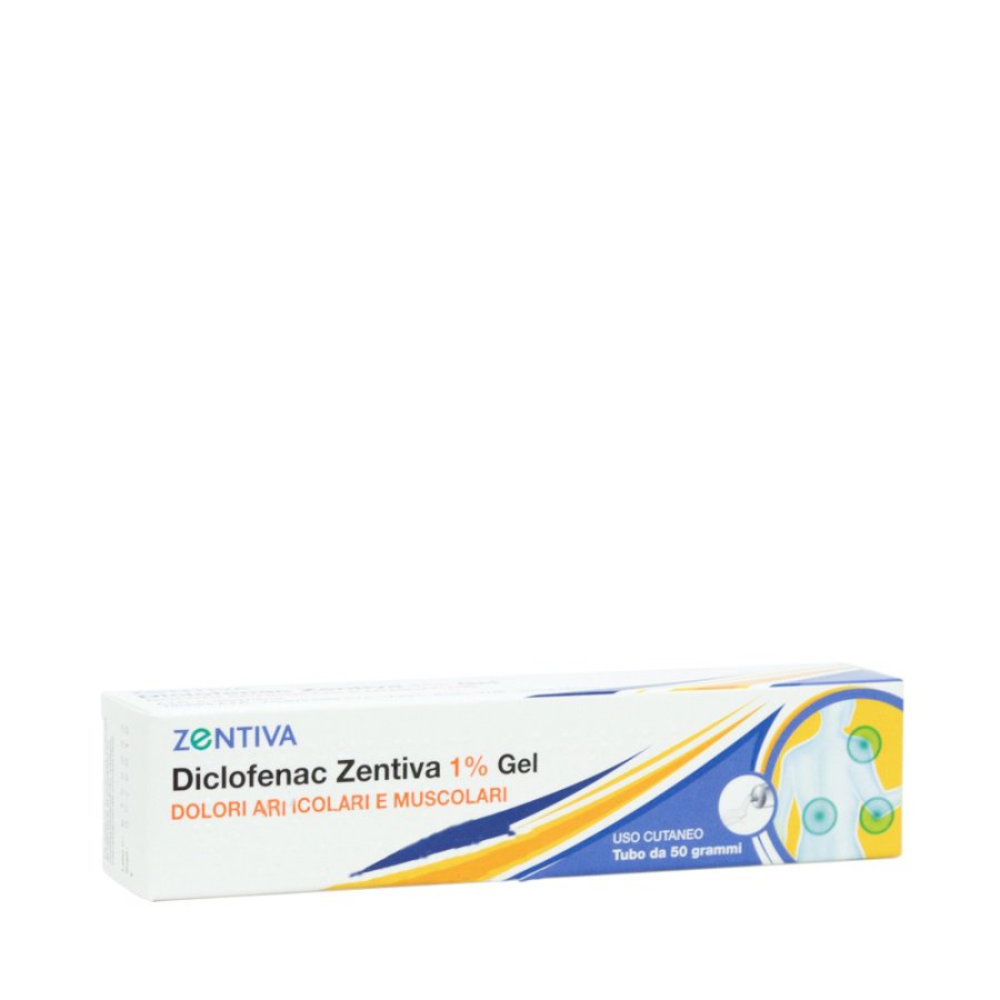 Diclofenac Zentiva 1% Gel Dolori Articolari e Muscolari, 50g