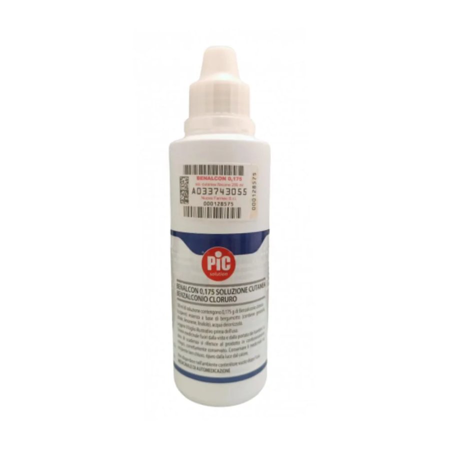 PIC Benalcon 0,175% Soluzione Cutanea, 200 ml