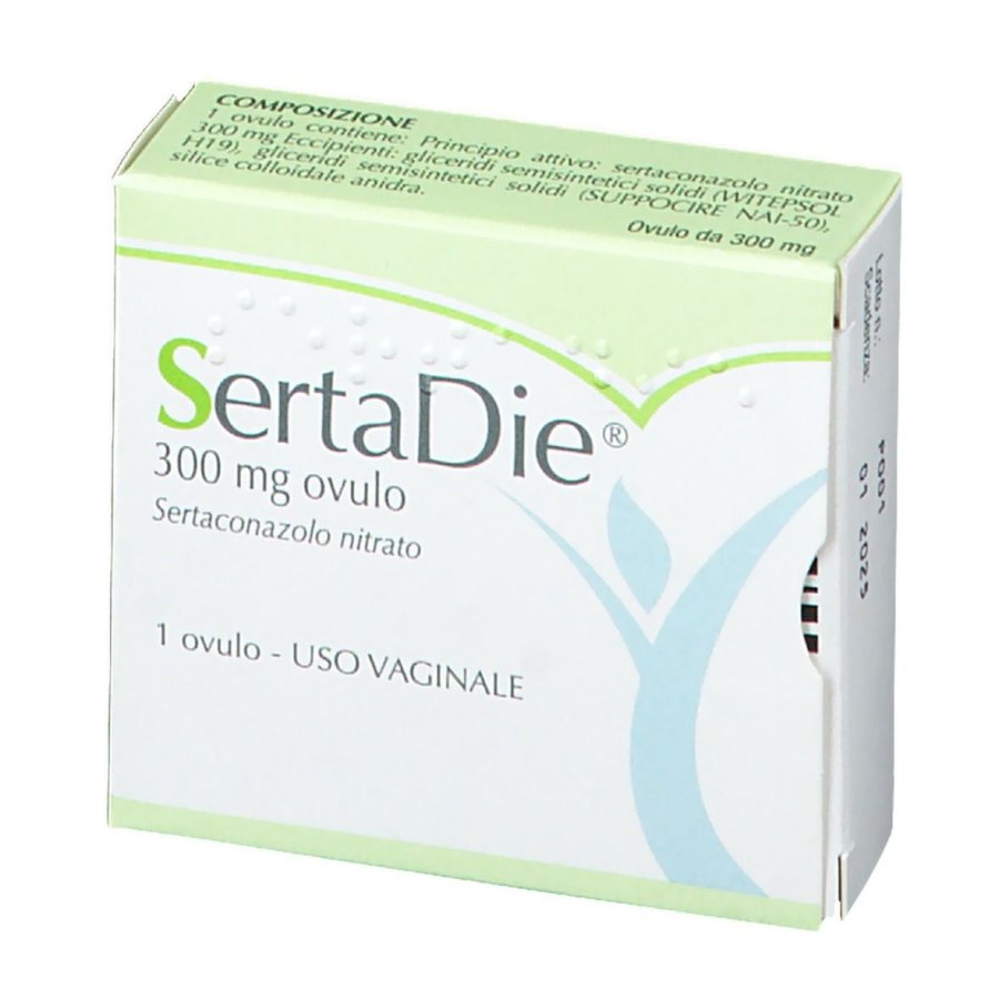 Sertadie, Ovulo Vaginale 300 mg, 1 Ovulo