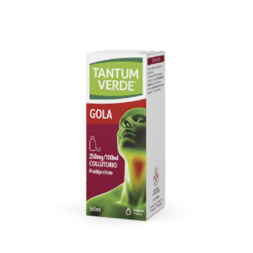 Tantum Verde Gola Collutorio 160ml - Trattamento per Dolore e Infiammazione