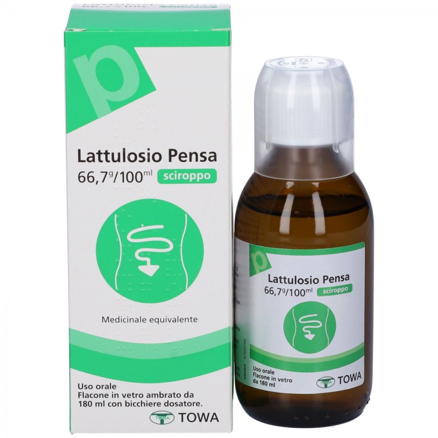 Lattulosio Pensa Pharma Sciroppo 180ml 66,7g/100ml - Lassativi