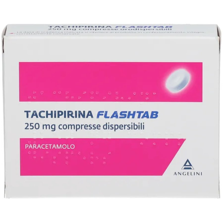 Tachipirina, Flashtab 250 mg, 12 Compresse Dispersibili