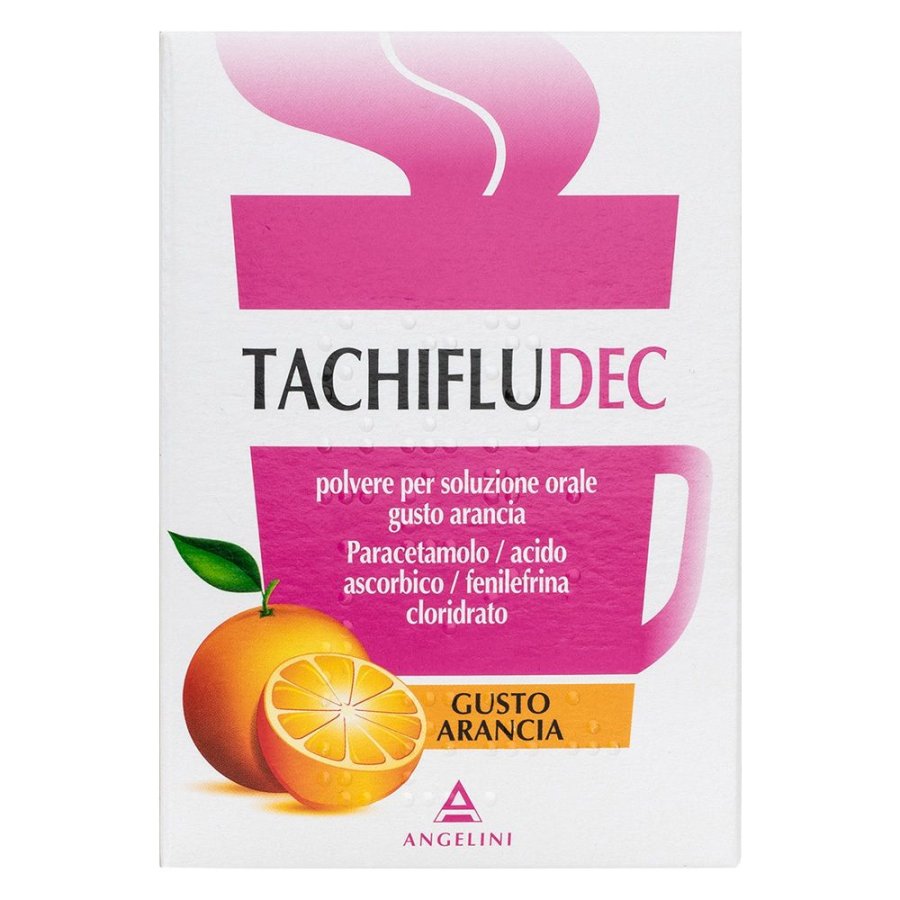 Angelini, Tachifludec Polvere per Soluzione Orale, 10 Bustine