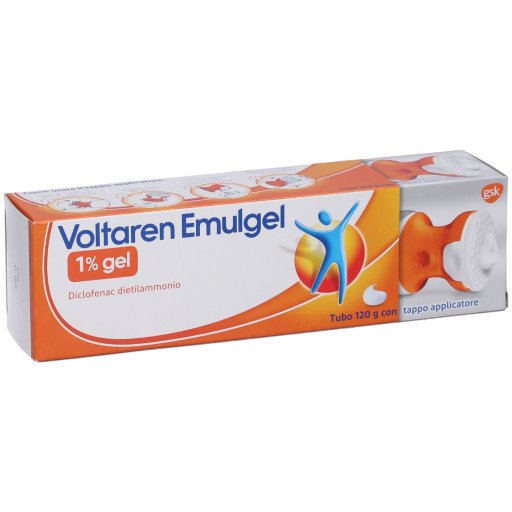 Voltaren 1% Emulgel 120g - Gel topico per il sollievo dal dolore muscolare e articolare
