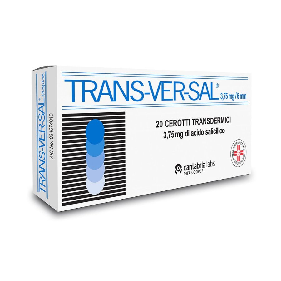 Transversal, 3,75 Mg/6 mm Cerotti Transdermici, 20 Cerotti