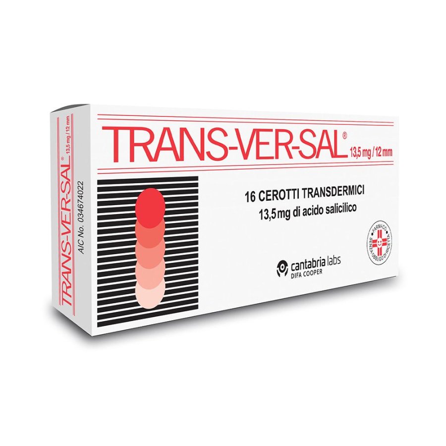 Transversal Dischetti 13,5mg Acido Salicilico 12mm, 16 Cerotti