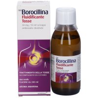 NeoBorocillina, Fluidificante Tosse, 200 ml Gusto Amarena