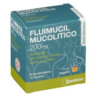 Fluimucil Mucolitico 200 mg, 30 Bustine Fluimucil Mucolitico 200 mg, 30 Bustine