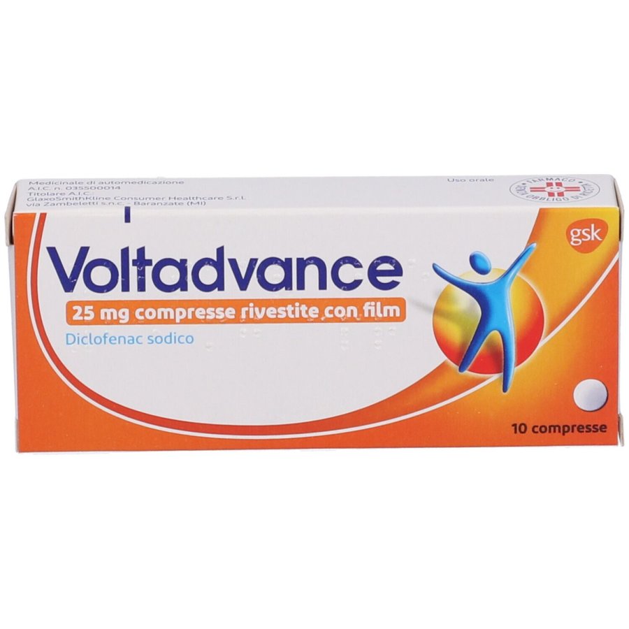 Voltadvance Diclofenac 25 mg, 10 Compresse