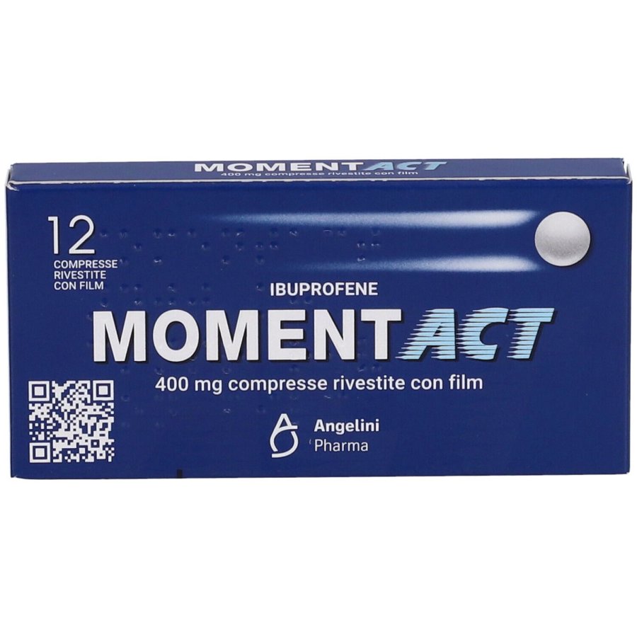 Momentact 12 Compresse Rivestite 400mg - Analgesico e Antinfiammatorio - Rapido trattamento per il mal di testa forte