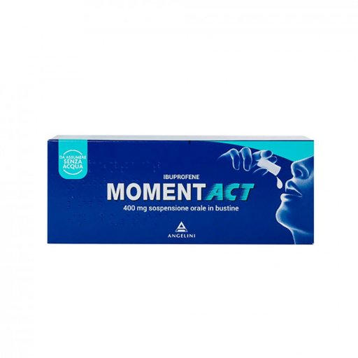 Momentact 400mg 8 Bustine - Analgesico e Antinfiammatorio - Rapido trattamento per il mal di testa forte