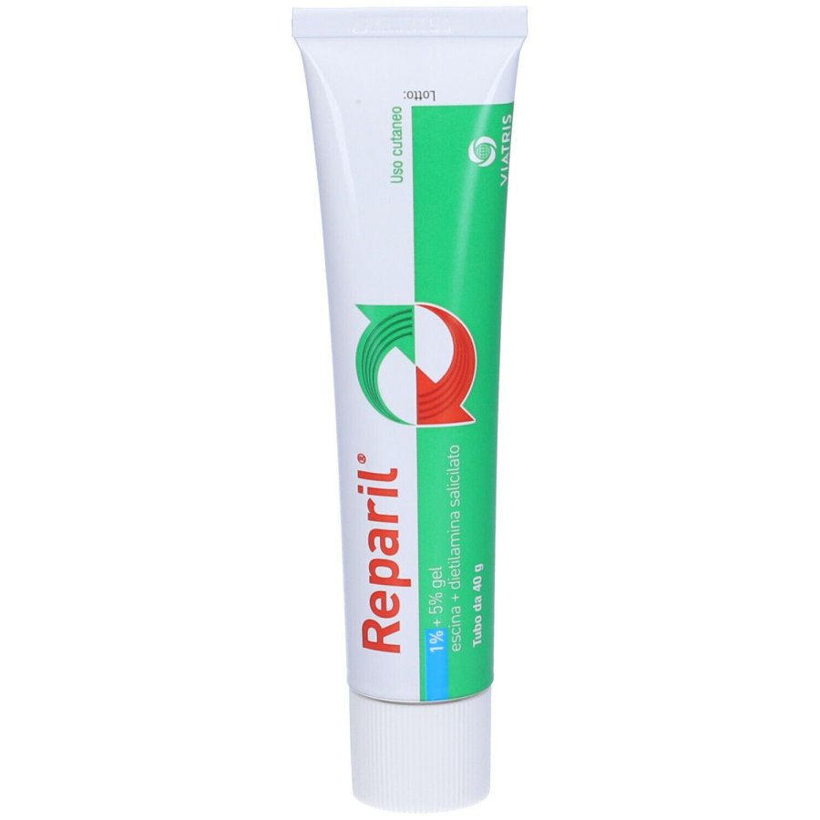 Reparil, Gel Escina + Dietilamina Salicilato 1% + 5%, 40 g