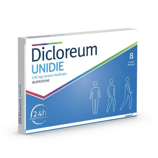 Dicloreum Unidie, 8 Cerotti Medicati