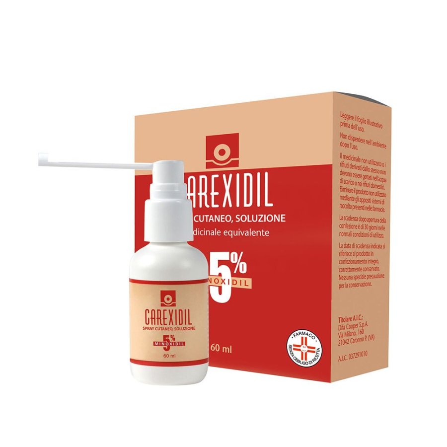 Carexidil 5% Soluzione Cutanea, 60 ml