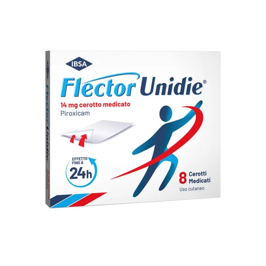 IBSA, Flector Unidie Cerotto Medicato, 8 Cerotti