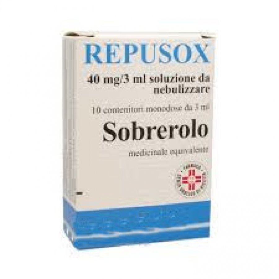 Repusox 40mg/3ml Soluzione Da Nebulizzare 10 Flaconcini