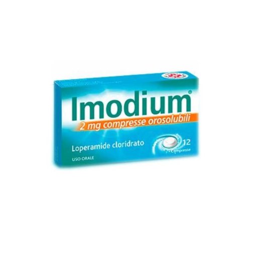 Imodium - 12 Compresse Orosolubili - Trattamento della Diarrea