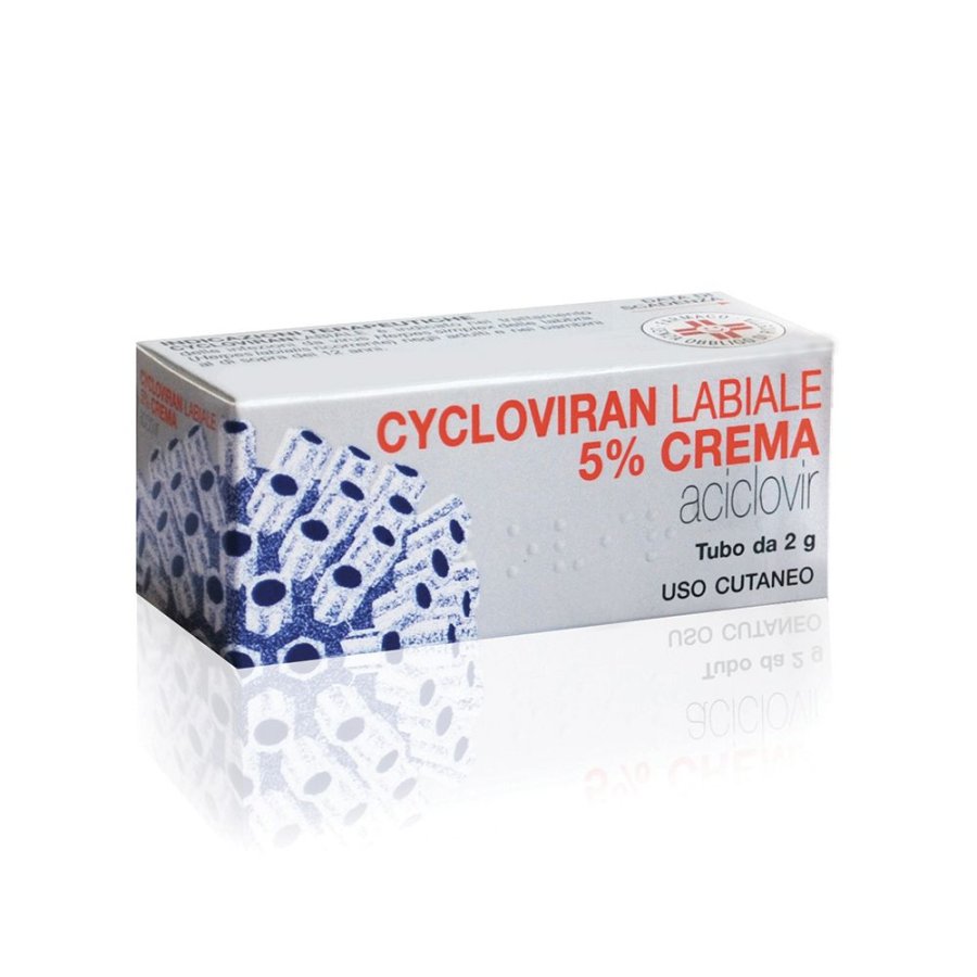 Cycloviran Labiale Crema 5%, 2 g