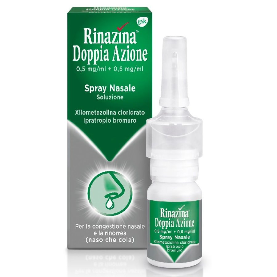 Rinazina Doppia Azione Spray Nasale, 10 ml