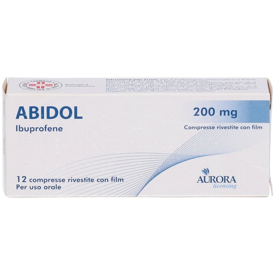 Ibuprofene Ratiopharm 200 mg, 12 compresse