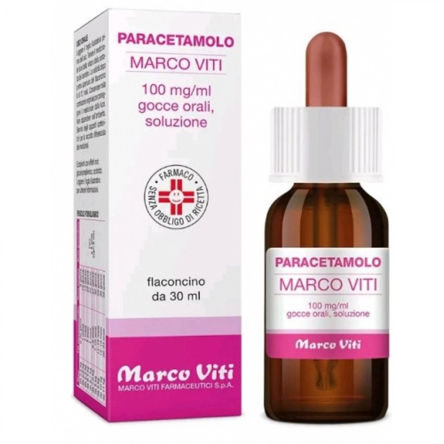 Paracetamolo Gocce Orali 30ml - Integratore per il Dolore e la Febbre