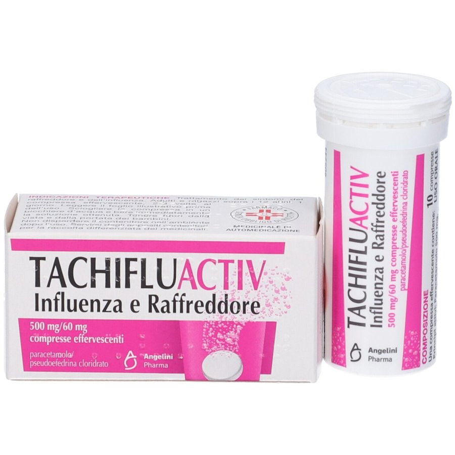 TachifluActiv Influenza e Raffreddore, 10&nbsp;Compresse Effervescenti