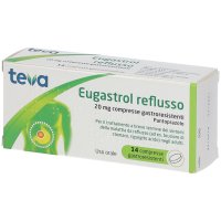Eugastrol Reflusso 14 Compresse – Trattamento per Bruciore di Stomaco e Reflusso