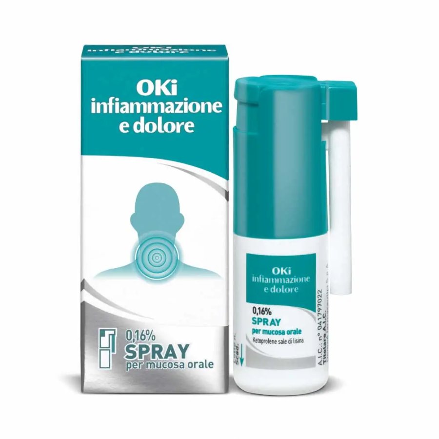 Dompé, Oki Gola Spray Orale 0,16%, 15 ml