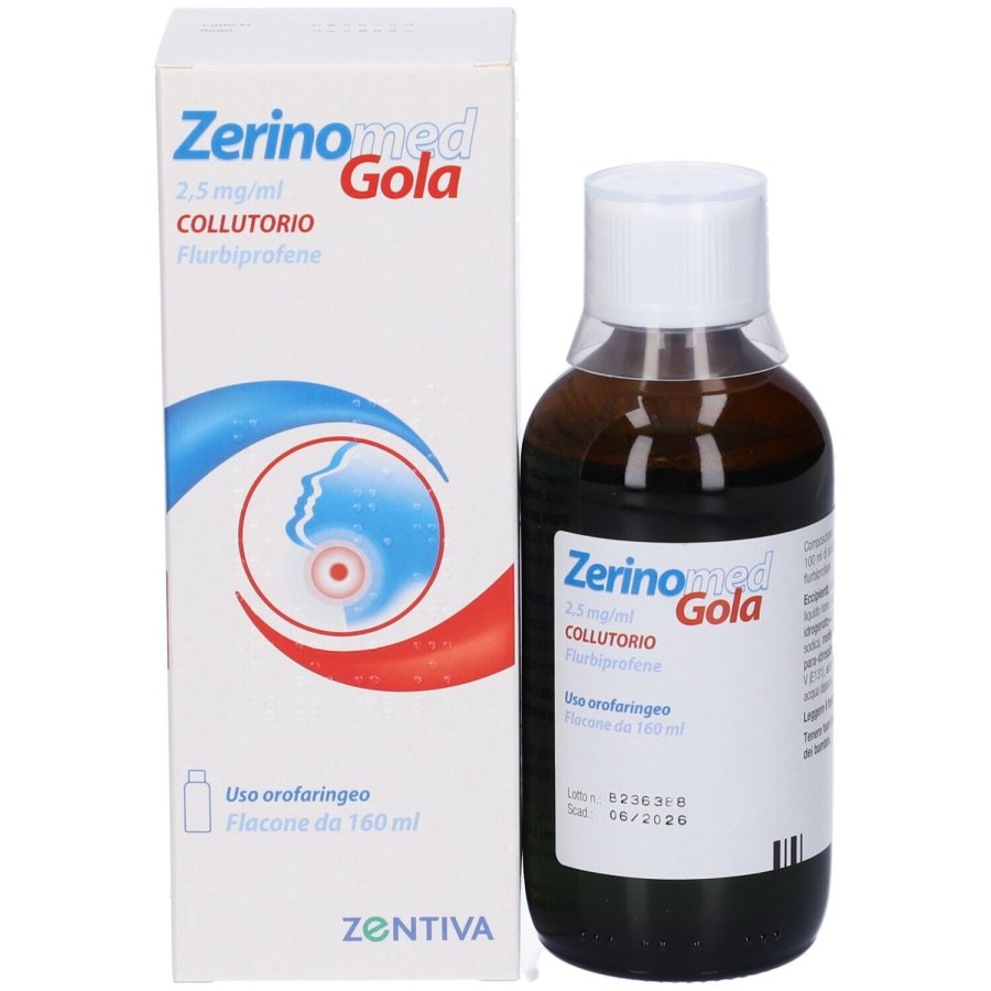 Zerinomed Gola 0,25% Collutorio Flacone Da 160 Ml