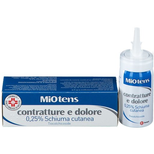 Miotens, Contratture e Dolore Schiuma Cutanea 0,25%, 30 ml