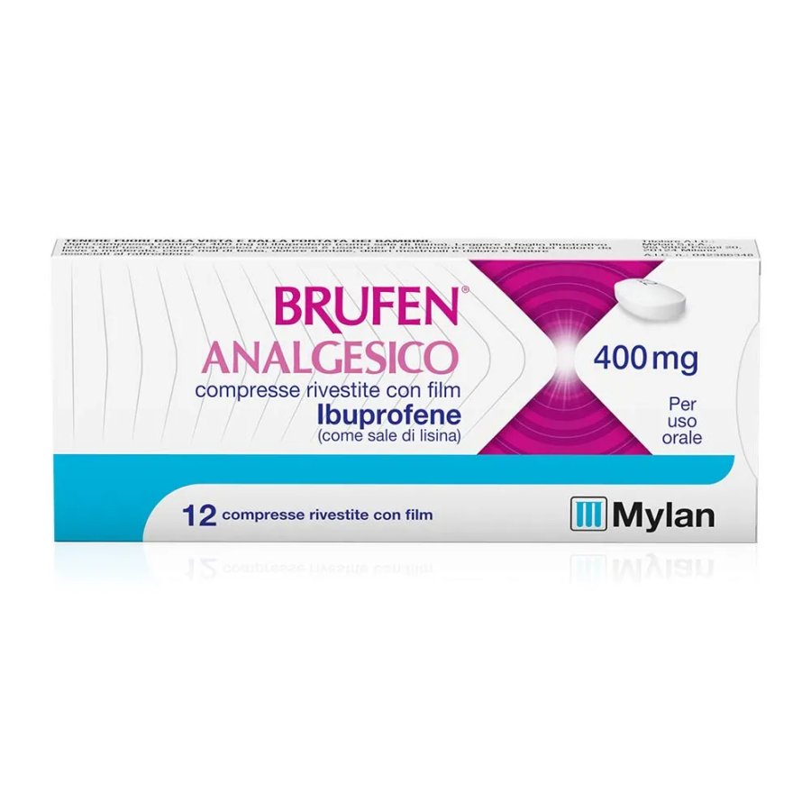 Mylan, Brufen Analgesico 400mg Ibuprofene, 12 Compresse