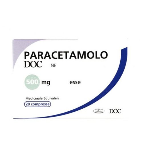 Paracetamolo 20 Compresse Da 500mg - Analgesici e Antipiretici