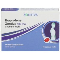 Ibuprofene Zentiva 10 Capsule Molli 400mg - Dolore e Infiammazione