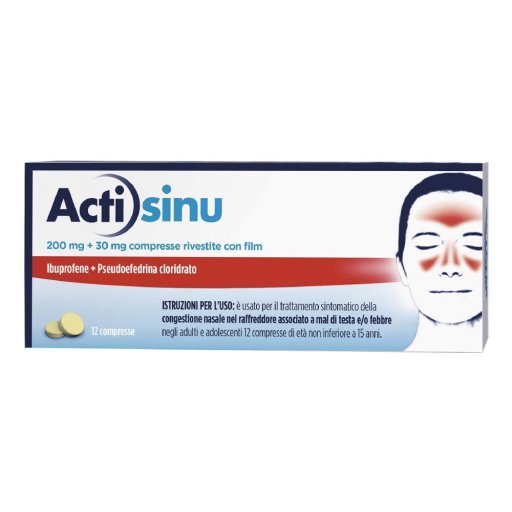 Actisinu Congestione Nasale, 12 Compresse