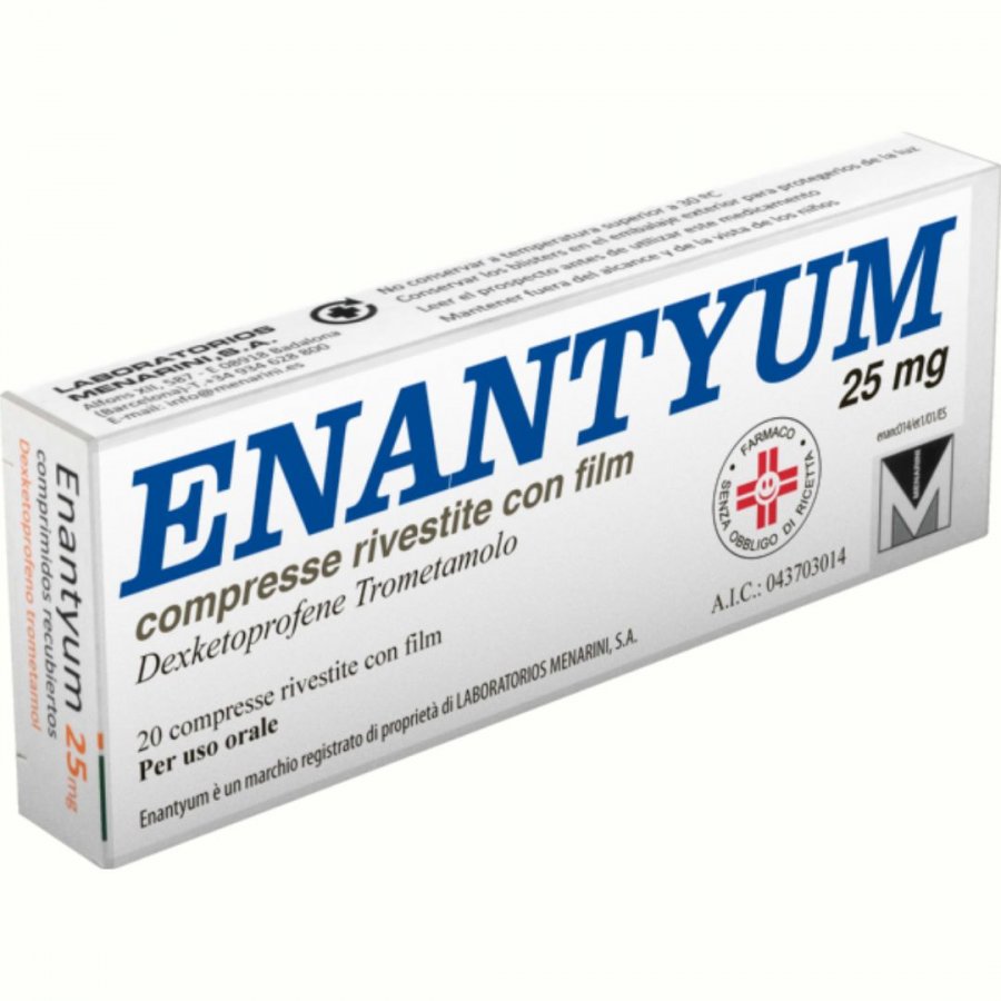 Enantyum - 20 Compresse - Analgesico Non Steroideo